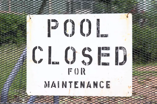 Is There Any Fine For Using A Closed Pool?